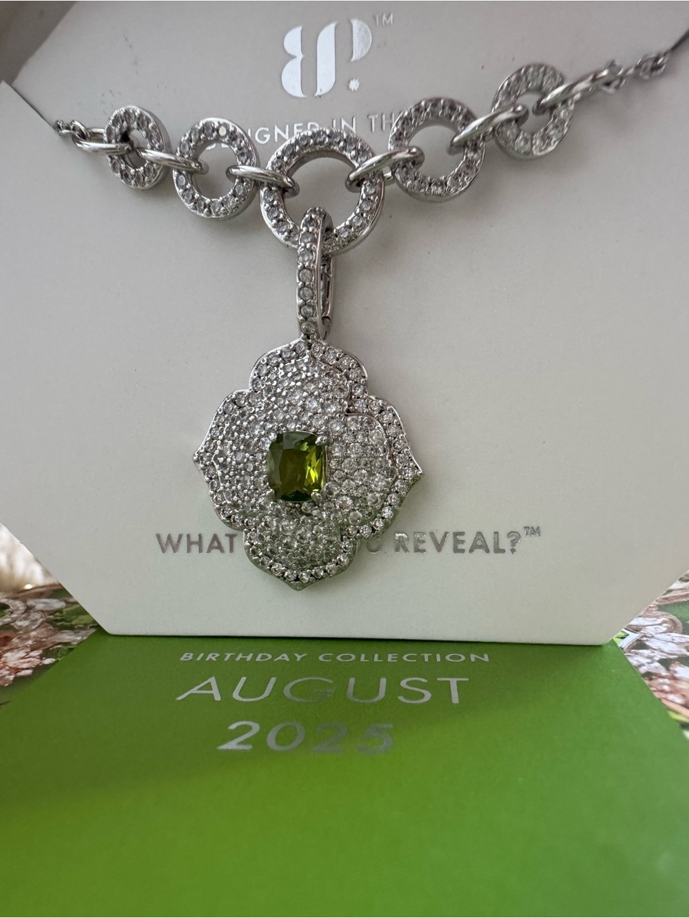 Glimmering Euphoria - Aug 2025 BDay Collection - Peridot Rhodium